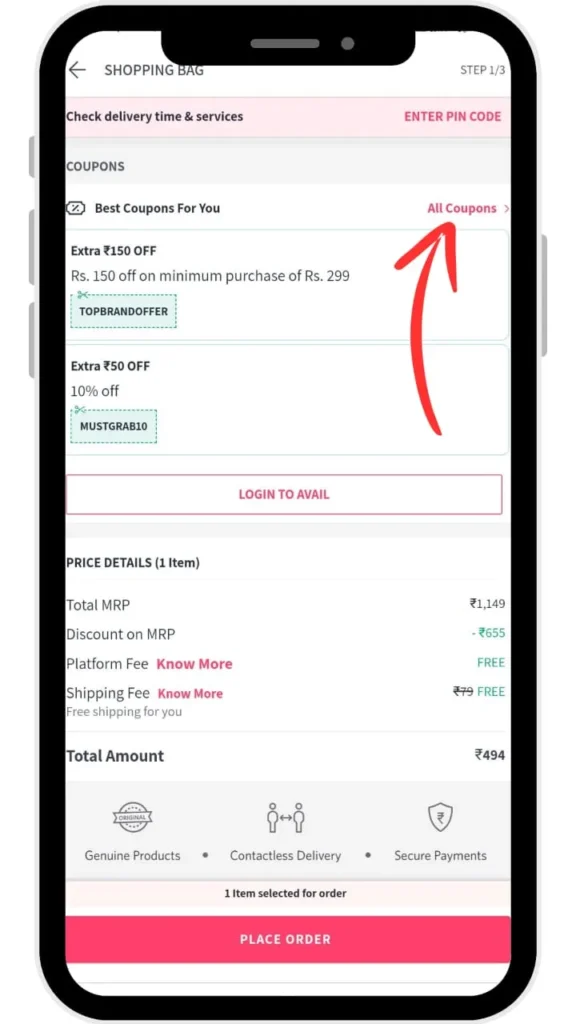 Myntra Coupon Code