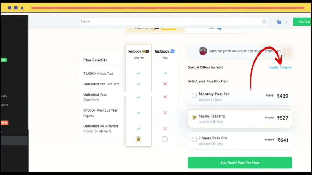 Testbook Coupon Code