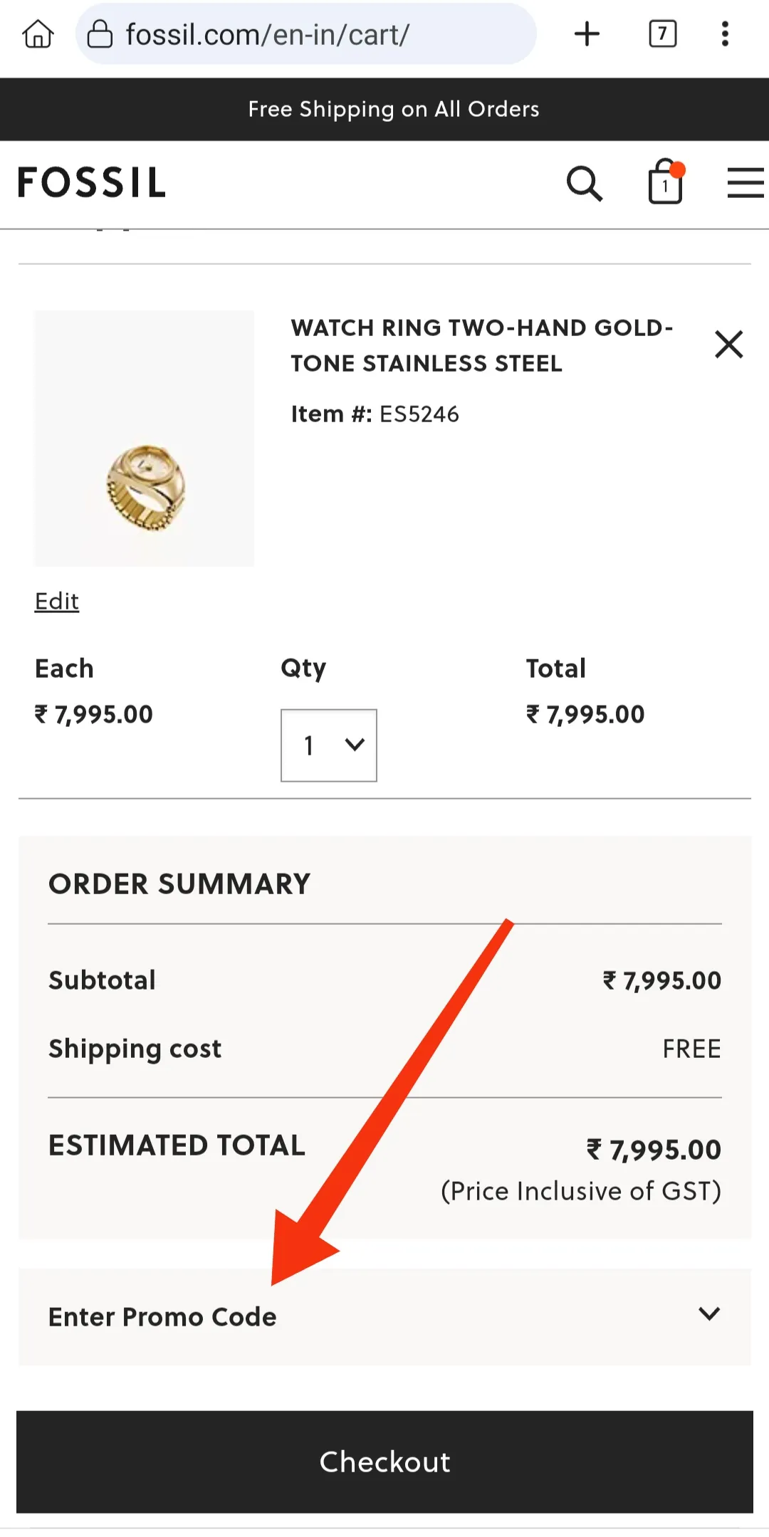Fossil Coupon Code - Upto 50% Off - Republic Day Sale