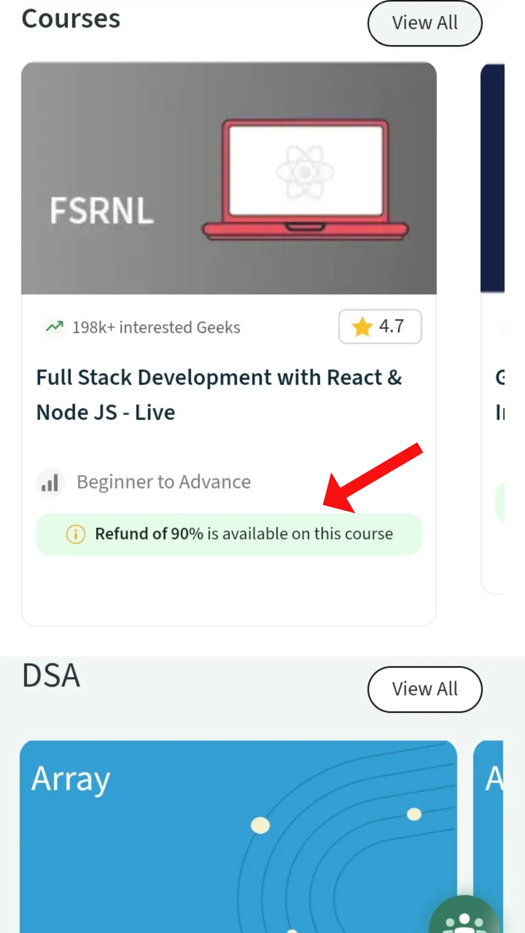 Geeks for Geeks Coupon Code - GFG Refund 90%