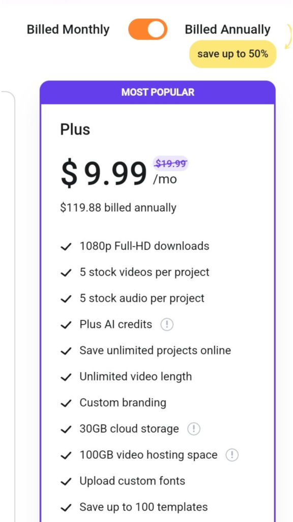 Flexclip Coupon Code - Pricing Monthly and Yearly