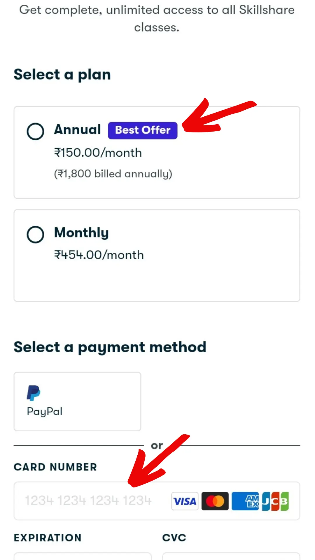 Skillshare Coupon Code subscription 