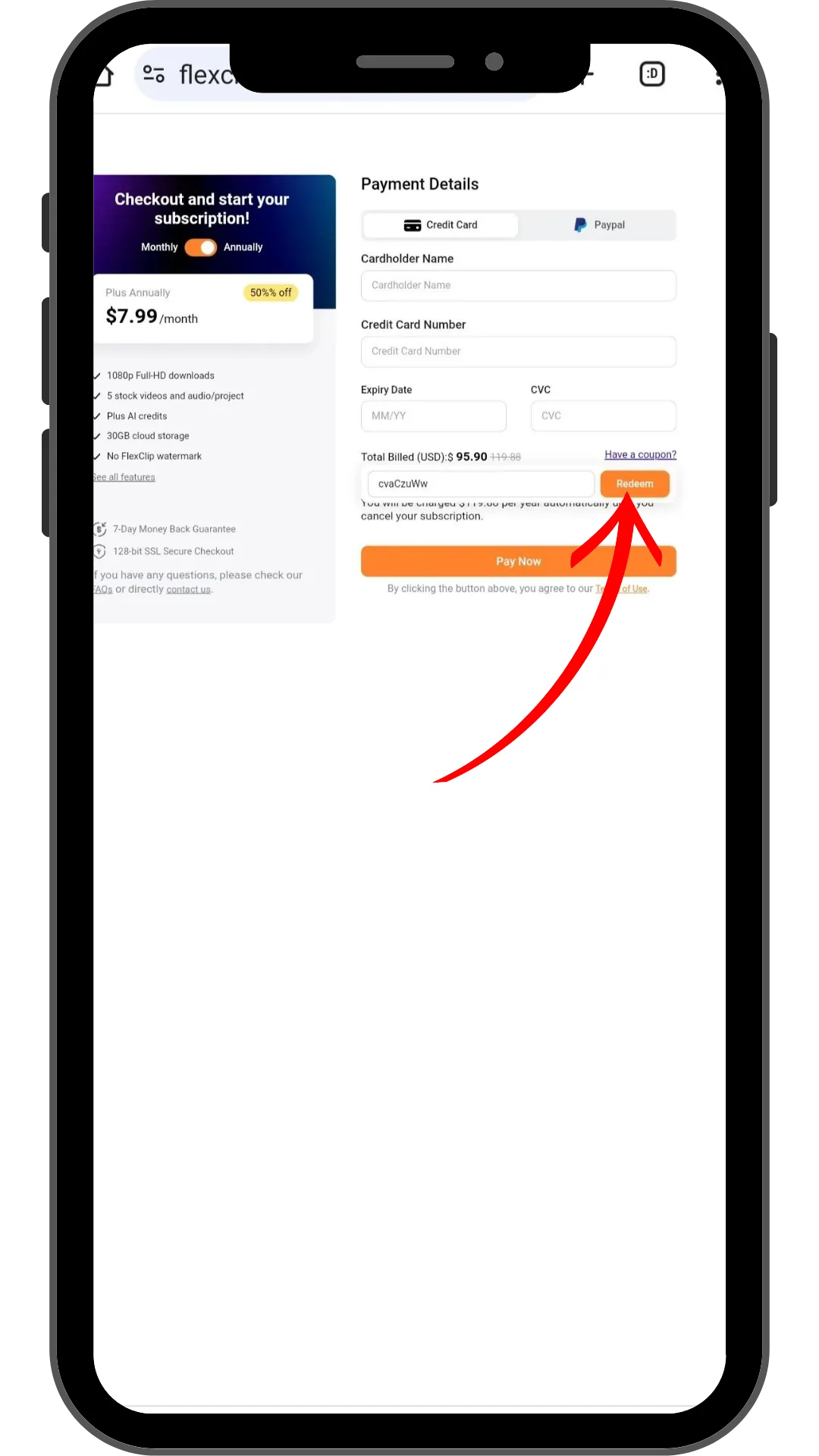 FlexClip Coupon code 